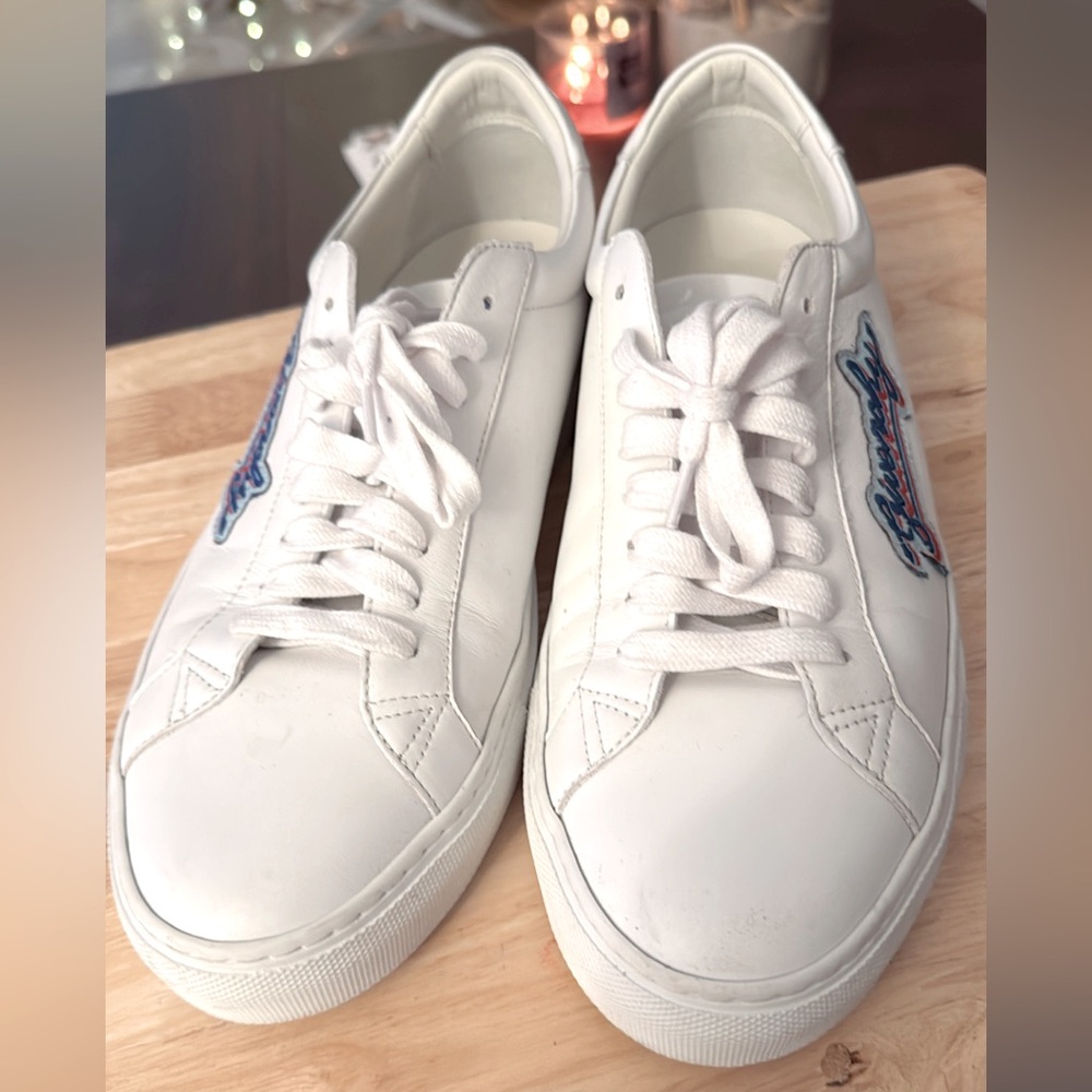GIVENCHY Logo-patch Sneakers In White Size 42 USA 9.5